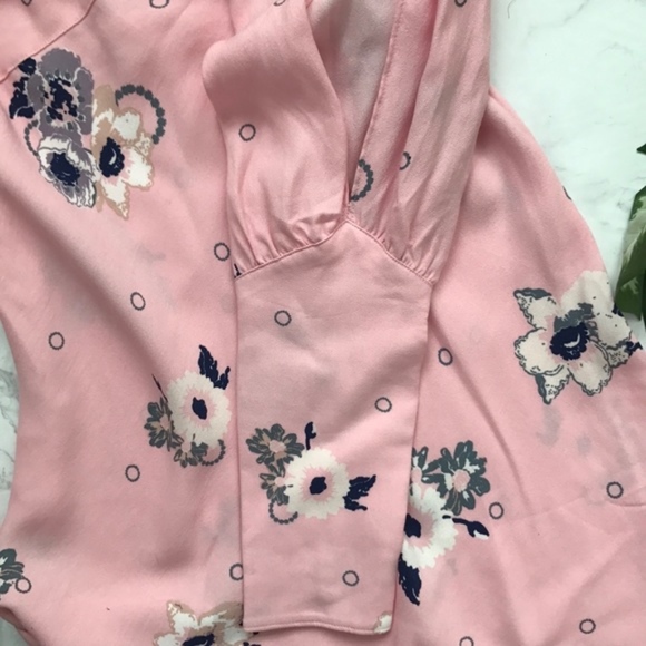 Free People Rosebud Sunshadows Pink floral 10 D/i - Picture 3 of 7